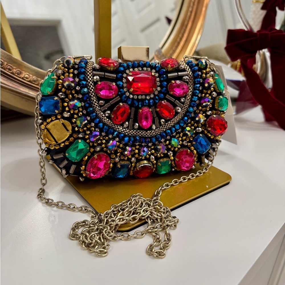 Kate Landry Jewel-Toned Clutch